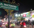 Malioboro street is a major shopping street in Yogyakarta